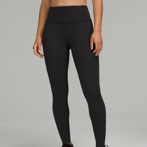 Lululemon Fast and Free Brushed Fabric High Rise Tight